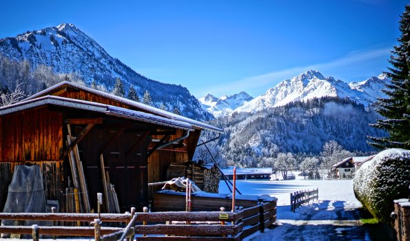 Öschlesweg im Winter