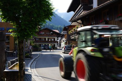 Traktor in der Oststraße