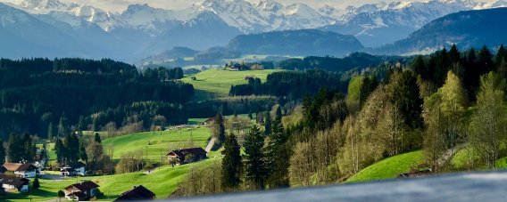 Allgäuer Alpen von Hüttenberg aus