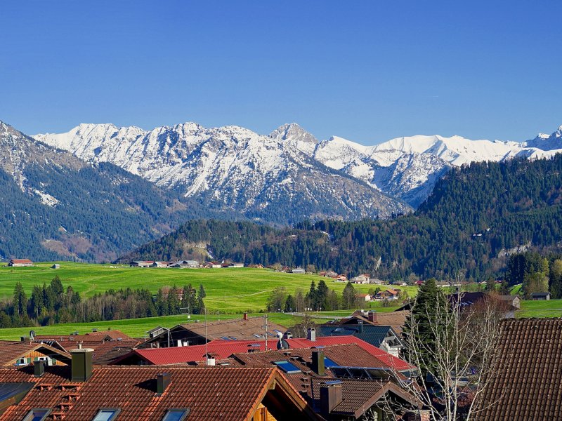 Blick von Bolsterlang