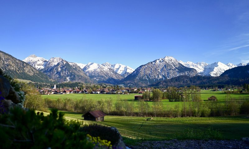 Oberstdorf im Frühling