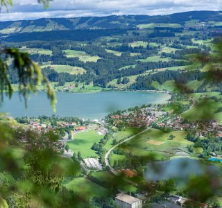 Blick auf den großen und kleinen Alpsee