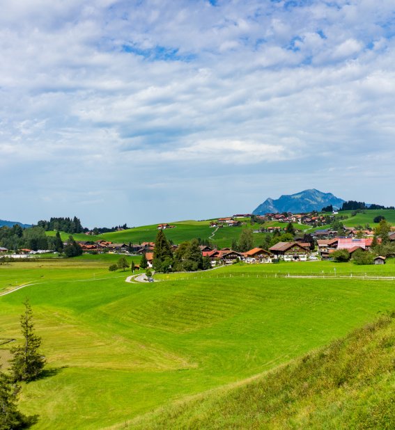 Blick auf Obermaiselstein