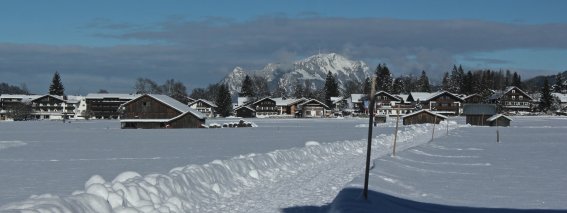 Oberstdorf Blick zum Grünten