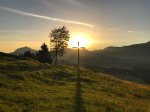 Sonnenaufgang am Sonderdorfer Kreuz