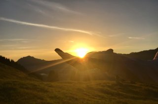Sonnenaufgang im Allgäu