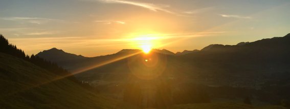 Sonnenaufgang im Allgäu