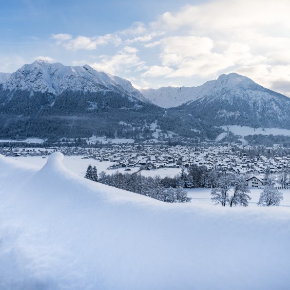 Wintermorgen in Oberstdorf