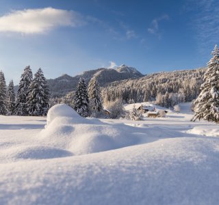 Wintermorgen in Oberstdorf
