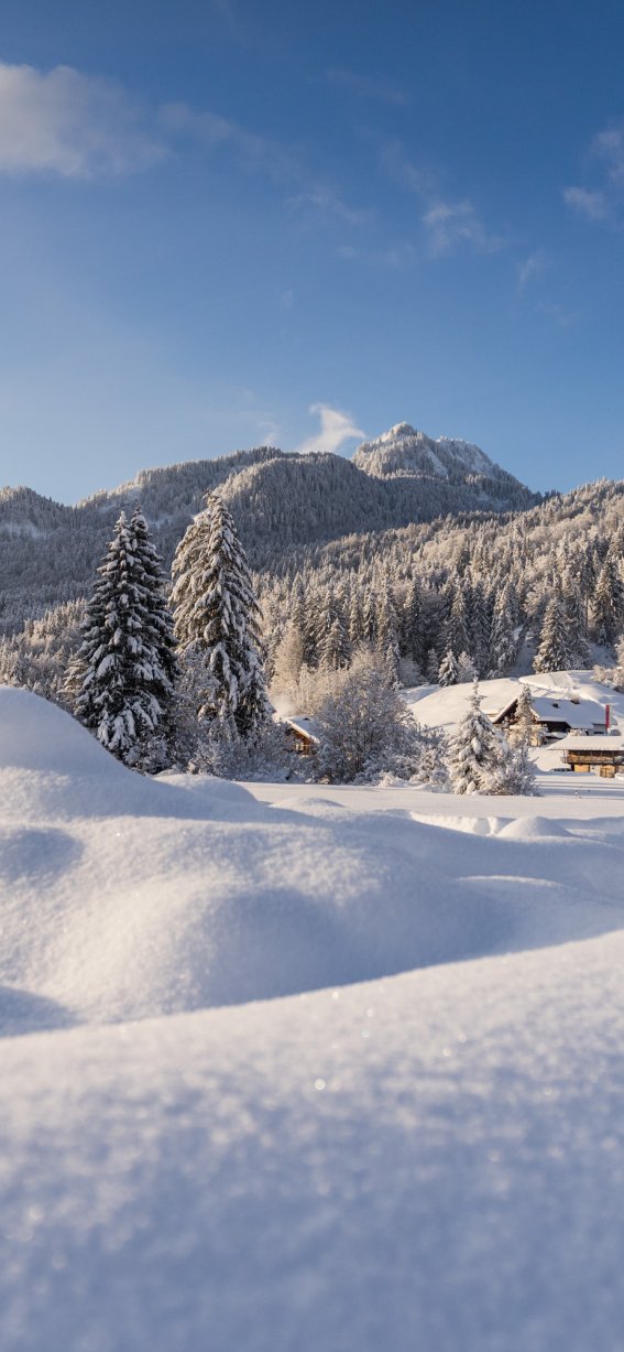 Wintermorgen in Oberstdorf