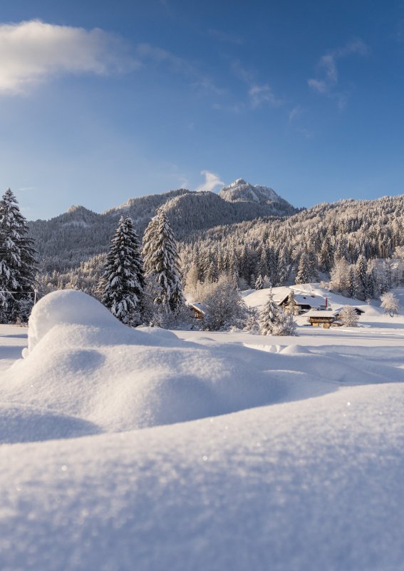 Wintermorgen in Oberstdorf