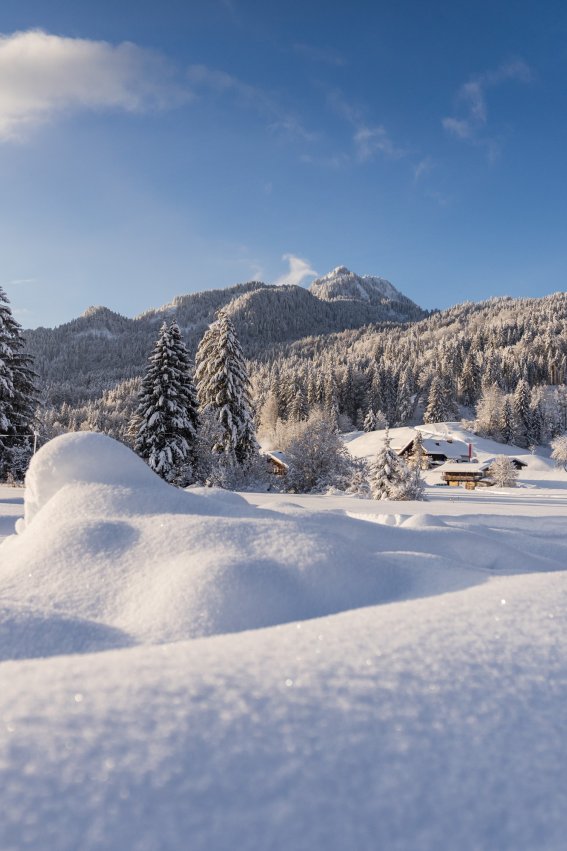 Wintermorgen in Oberstdorf