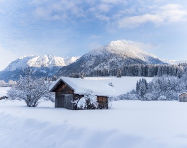Wintermorgen in Oberstdorf