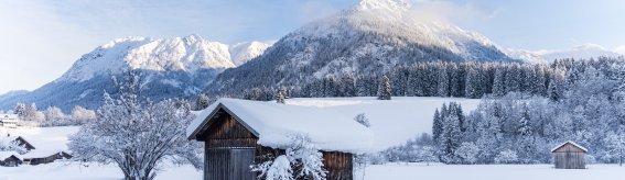 Wintermorgen in Oberstdorf