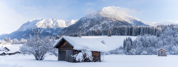 Wintermorgen in Oberstdorf