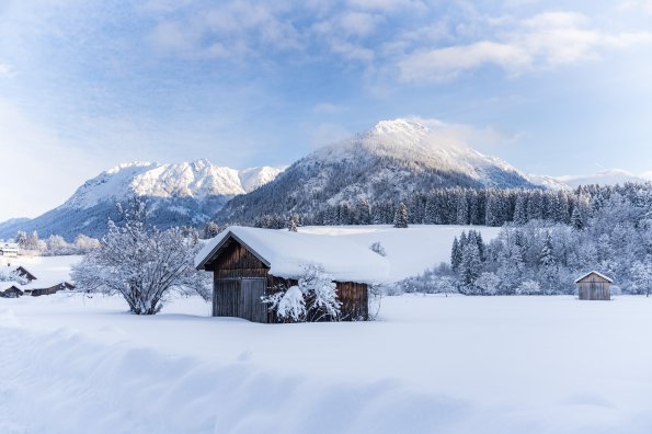 Wintermorgen in Oberstdorf