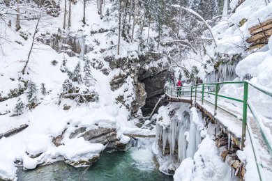 Breitachklamm Winter 