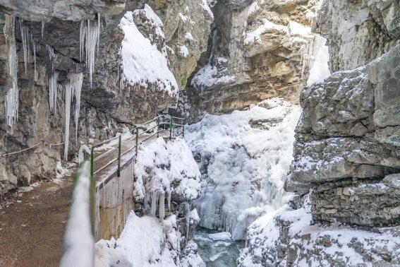 Breitachklamm Winter