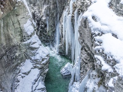 Breitachklamm Winter 