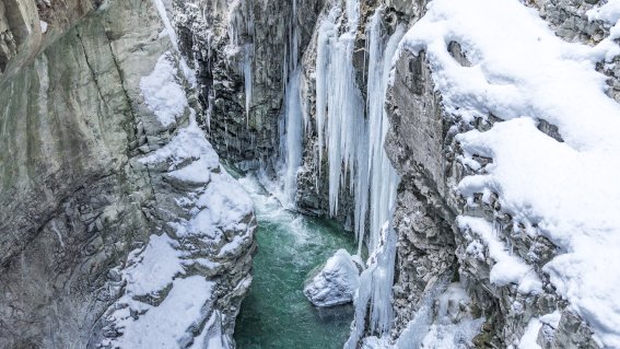 Breitachklamm Winter 