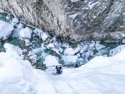 Breitachklamm Winter 