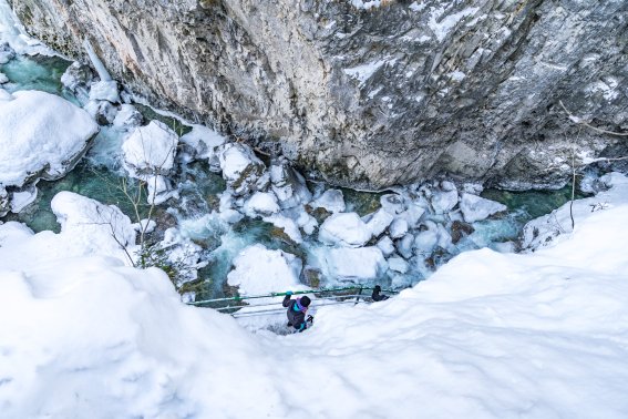 Breitachklamm Winter