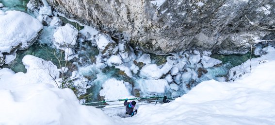 Breitachklamm Winter 