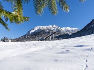 Winterstimmung an der Skisprungschanze