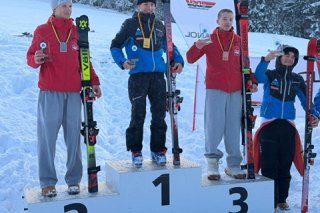 Siegerpodest beim DSC am Oberjoch