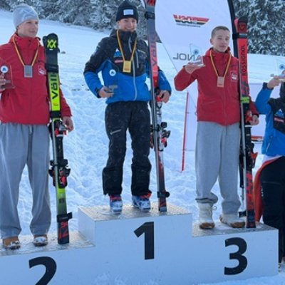 Siegerpodest beim DSC am Oberjoch