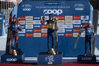 Medal Ceremony Men 15.0 km Mass Start Free Medal Ceremony Men 15.0 km Mass Start Free