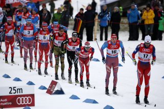 Massenstart Rennen der Männer