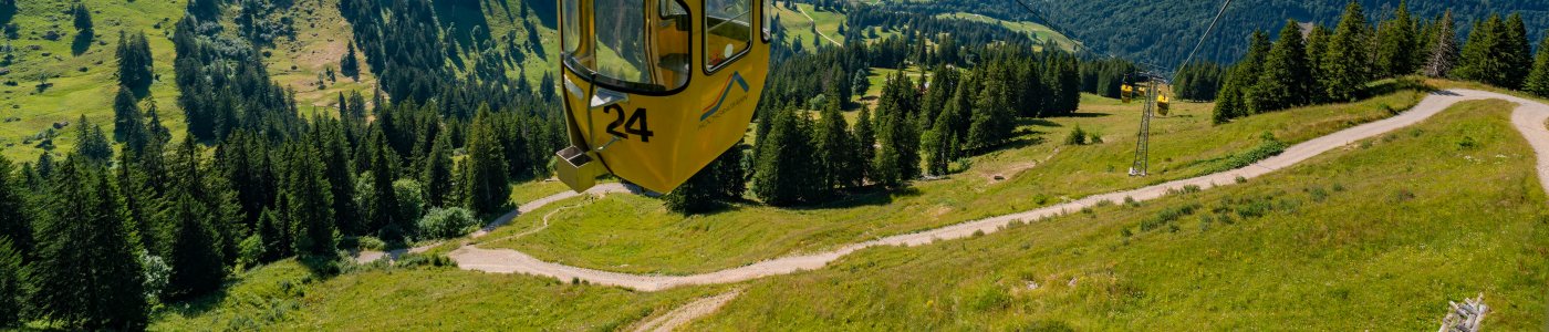 Begib Dich mit der nostalgischen Hochgratbahn auf die Bergstation des Hochgrat und erlebe insgesamt 7 Wanderungen rund um die Nagelfluhkette.