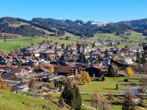 Blick auf Oberstaufen von Oben