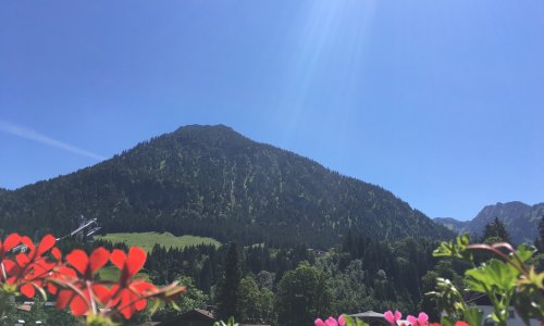 Ausblick auf Skisprungschanze Ausblick auf Skisprungschanze