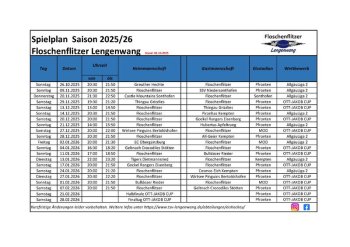Spielplan Floschenflitzer Lengenwang 2025-26 03.10.2025