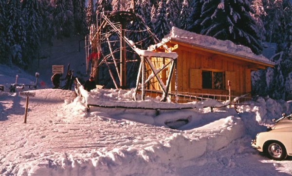 Höllwieslift Talstation 1962