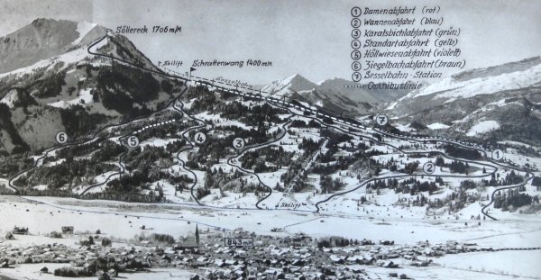 Skigebiet Söllereck 1960