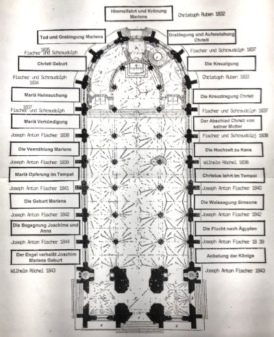 Glasmalereien Pfarrkirche Maria Hilf in der Au