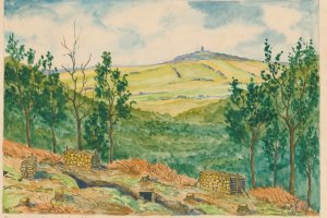 „Argonnerwald mit Totem Mann“, 1945