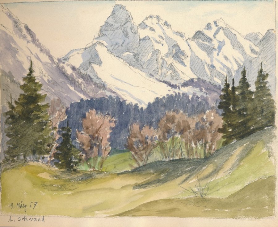 Skizzenbuch, 1957