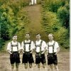 Max Bolkart, Toni Brutscher, Heini Klopfer und Sepp Weiler