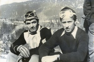 Sepp Weiler mit Schwager Rudi Gering