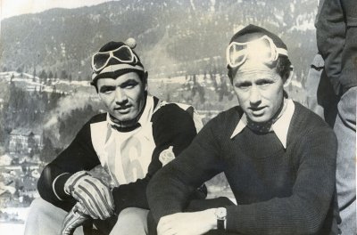 Sepp Weiler mit Schwager Rudi Gering