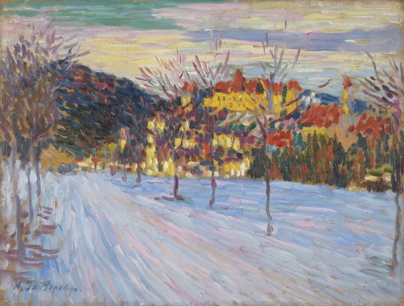 Sie finden bald Anschluss an die Münchner Kunstszene und Jawlensky, Werefkin und Wassily Kandinsky freunden sich an. 1908 beginn