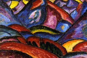 „Oberstdorfer Landschaft“ (1912) Alexej von Jawlensky