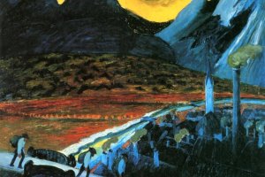„Fabrikstadt – Der Heimweg“ (1912) Marianne von Werefkin