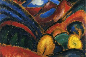 20 Landschaft in der ... Jawlensky (1912)