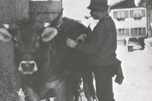 In der Blumengasse (Fotos: Alt Oberstdorf in Bildern)