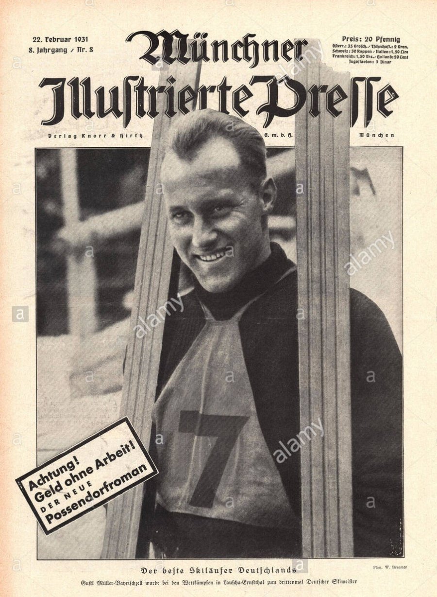 Müller Gustl Bayerisch Zell 50 km-Meister 1930